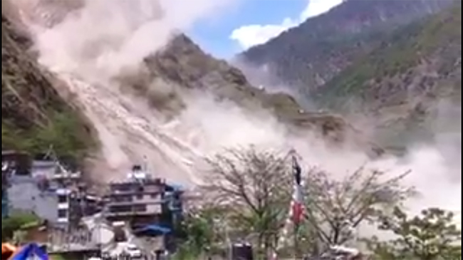 Thousands of earthquake victims displaced as strong winds hit Dhunche, vicinity