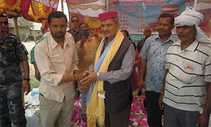 Bhattarai on Madhesh campaign trail, drawing peoples, who don’t hesitate to ask hard questions