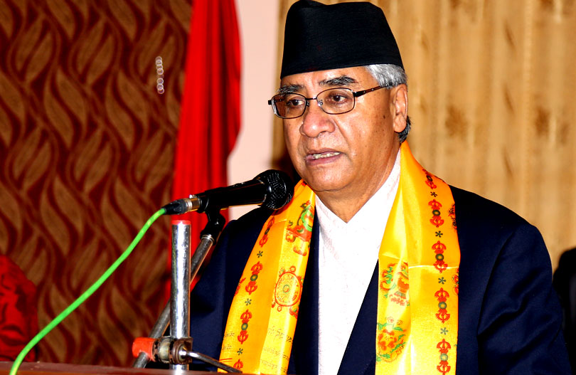 Oli government busy misusing Nepal’s treasury, least bothered about constitution: NC Prez Sher Bahadur Deuba