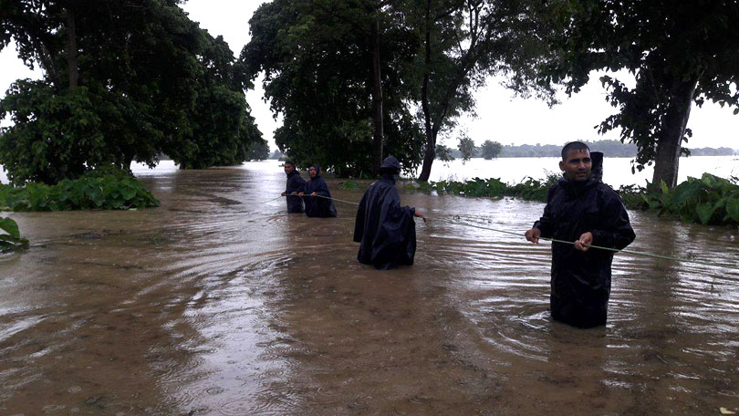 Rains lash Rupandehi district, cause inundation in several places