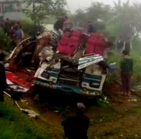 Former Minister of State among seven killed in Dhankuta bus accident