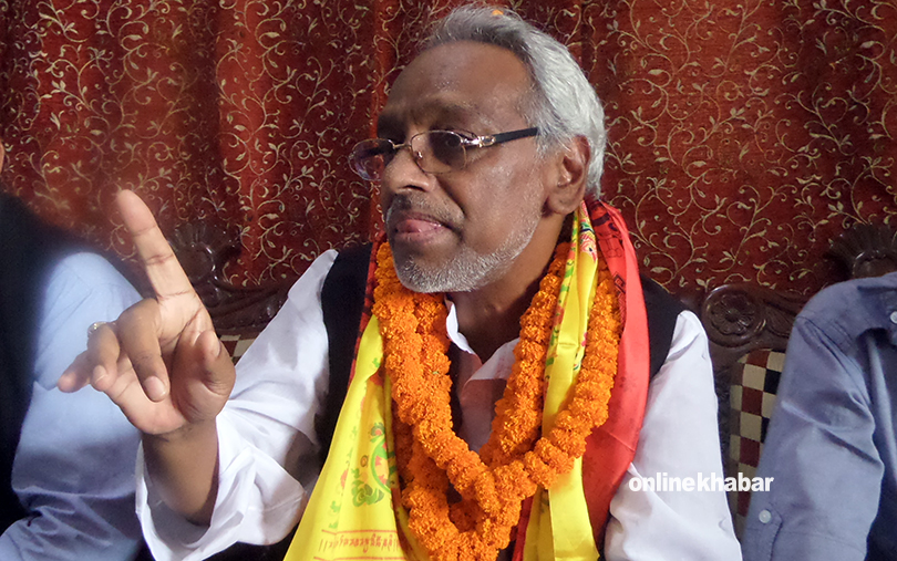 Rajendra Mahato: Madeshi Morcha won’t join govt until constitution is amended