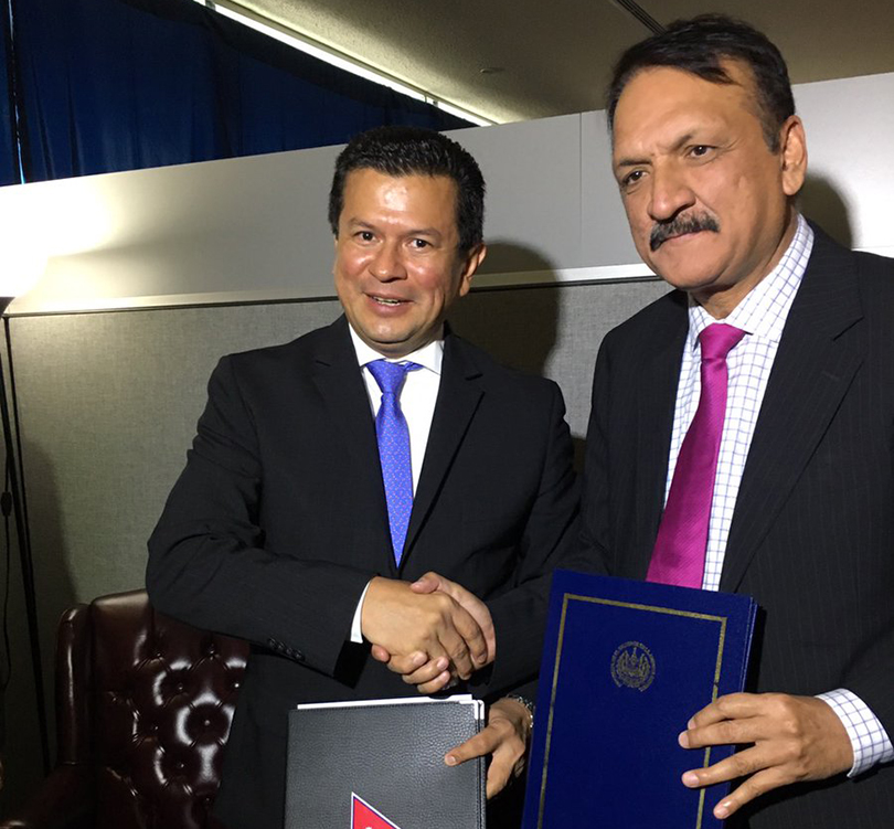 El Salvador becomes 144th country to have bilateral ties with Nepal