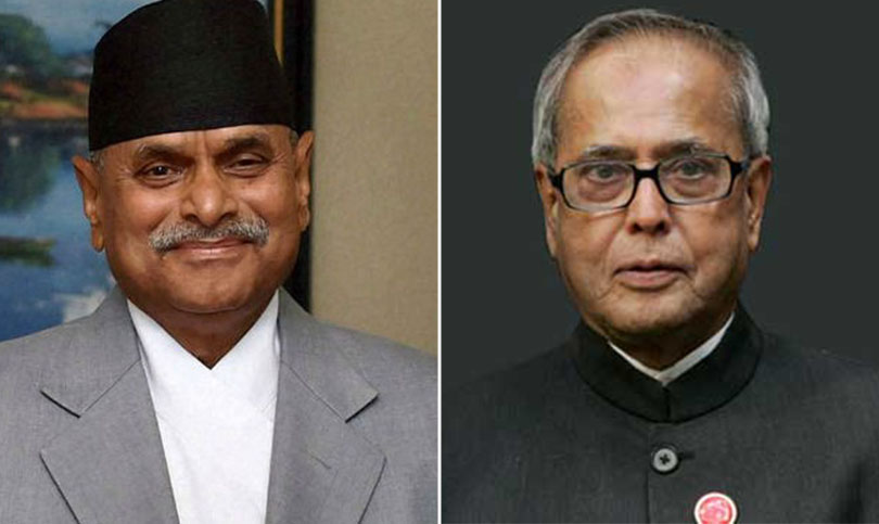 Pranab Mukherjee discusses Nepal-India ties with former President Yadav, ex-PM