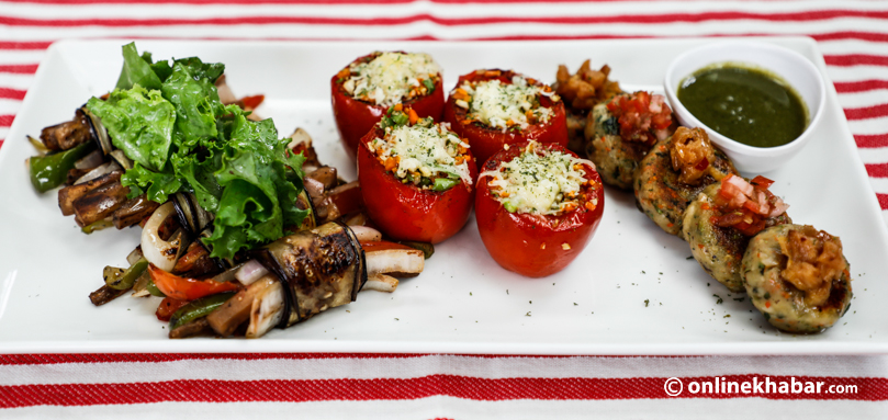 the veggie platter