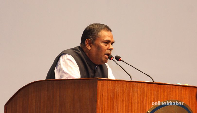 File: Upendra  Yadav in Parliament