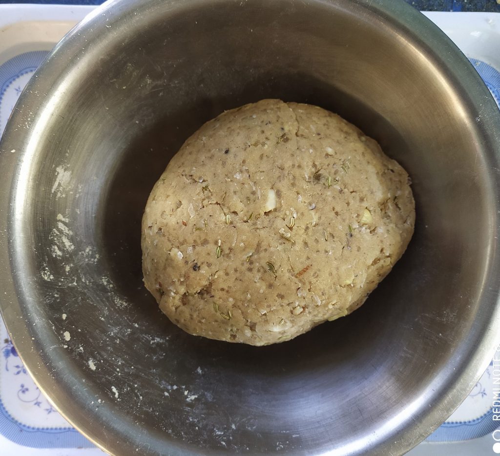 Dough for thekuwa is ready