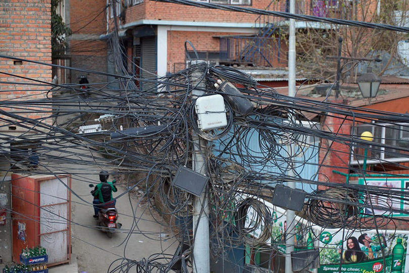 unorganised wire