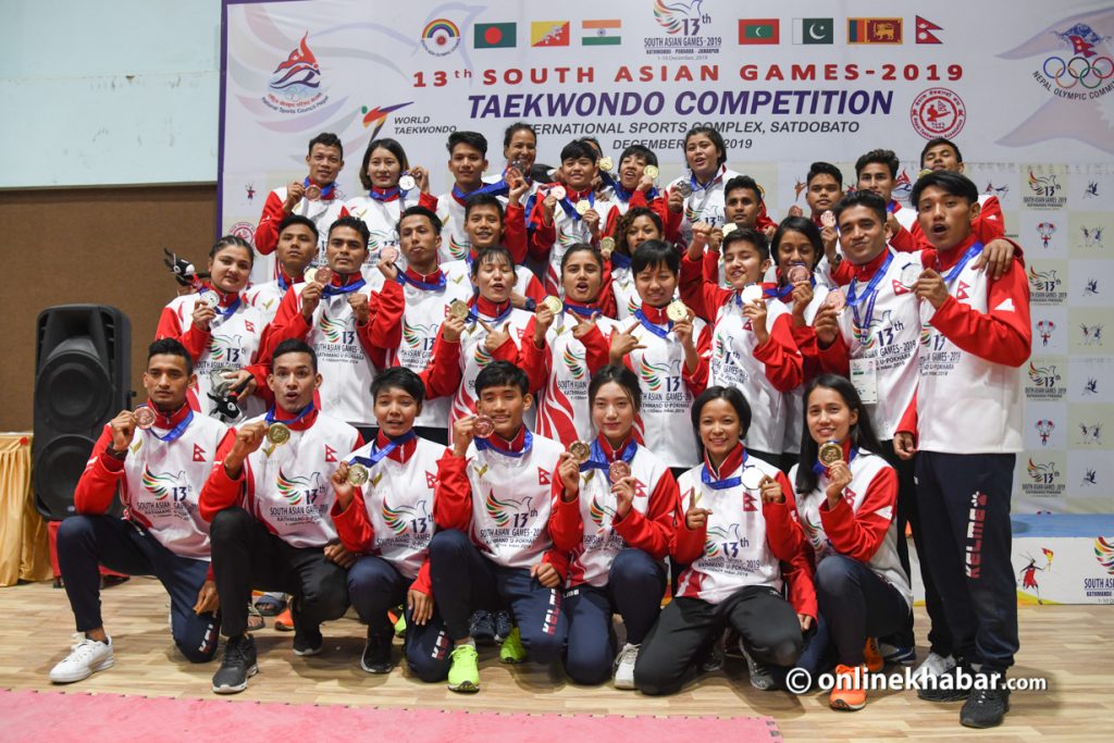 Taekwondo in Nepal
Nepal taekwondo players