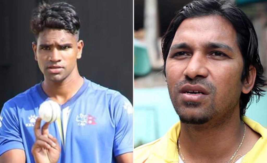 L-R: Adil Ansari and Mehboob Alam, arrested on the charge of spot-fixing in the Nepal T20 League