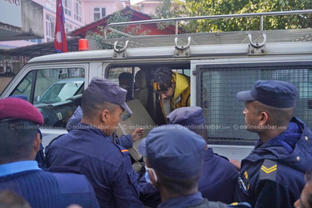 Nepal cricket team's former captain Sandeep Lamichhane, accused of rape, gets released on bail, in Kathmandu, on Friday, January 13, 2023.