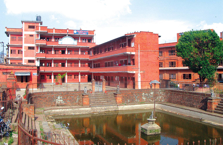 community school Bageshwari High School in Bhaktapur.