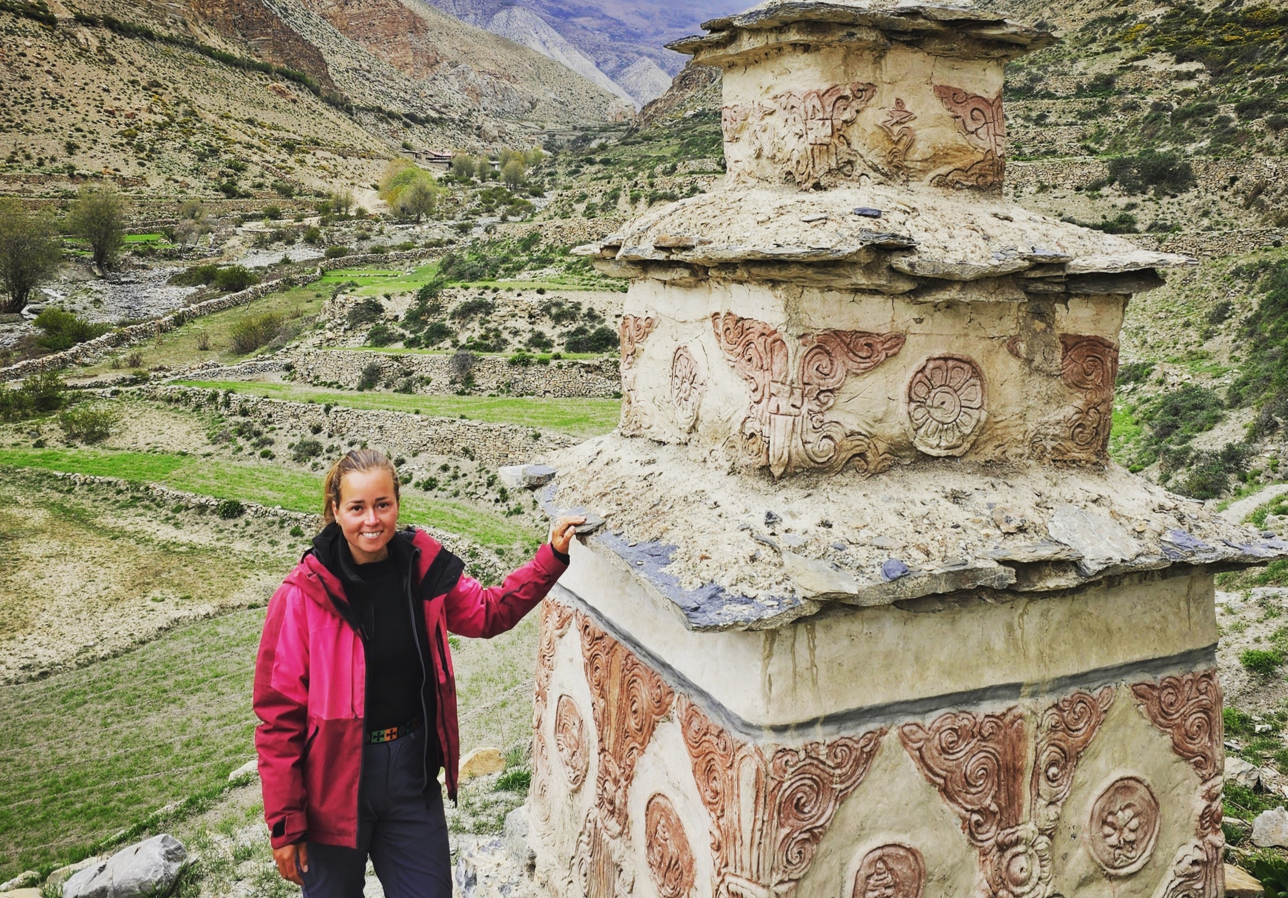 Dr Emiline Smith in Bhijer, Dolpa. Photo Courtesy: Emiline Smith
