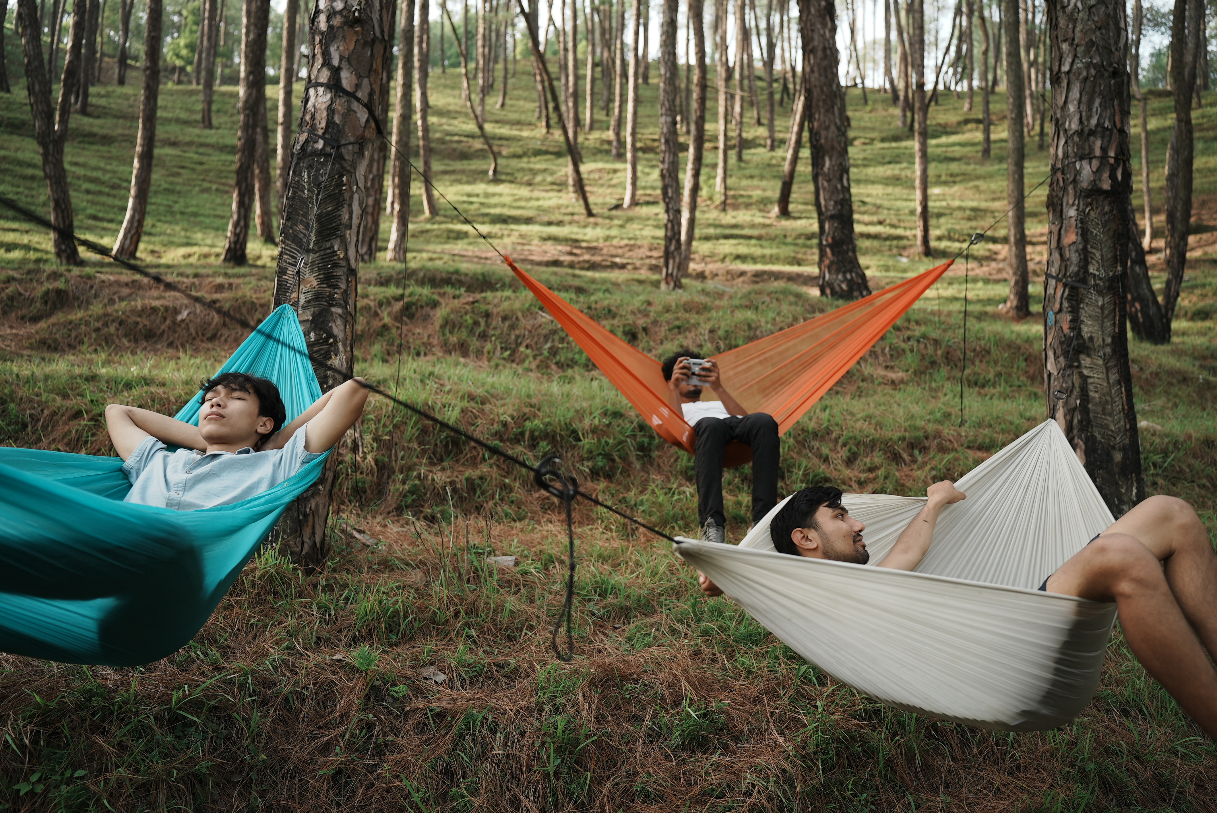 People using Yachu hammocks. Photo Courtesy: Yachu