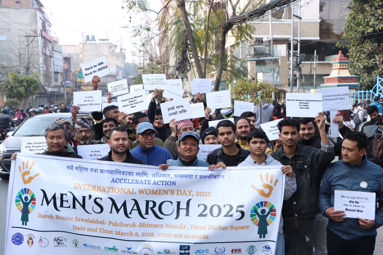 Men March 