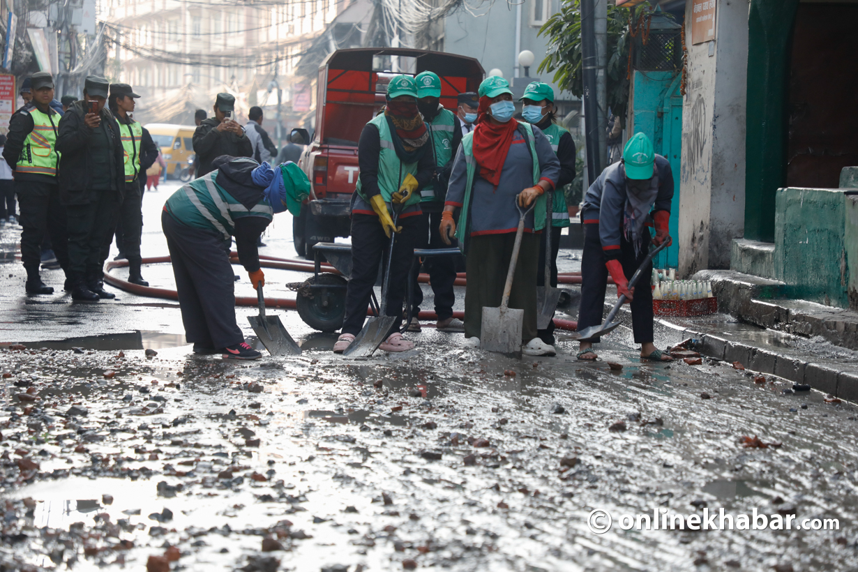 melamchi pipe burst