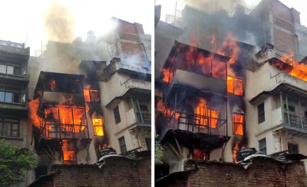 One dead in Makhan Tole fire caused by gas leak