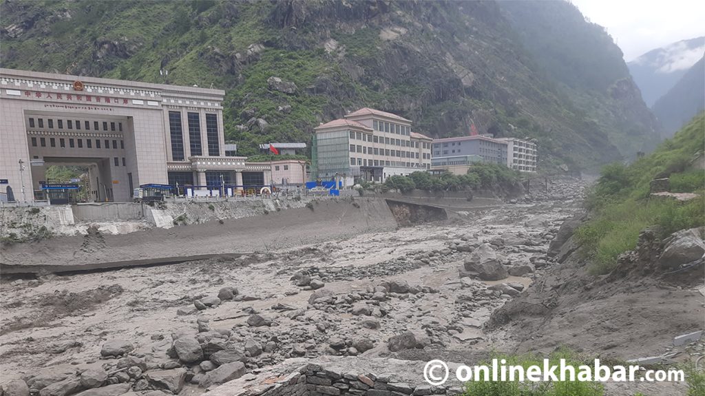 Nepali stranded in Kerung being repatriated
