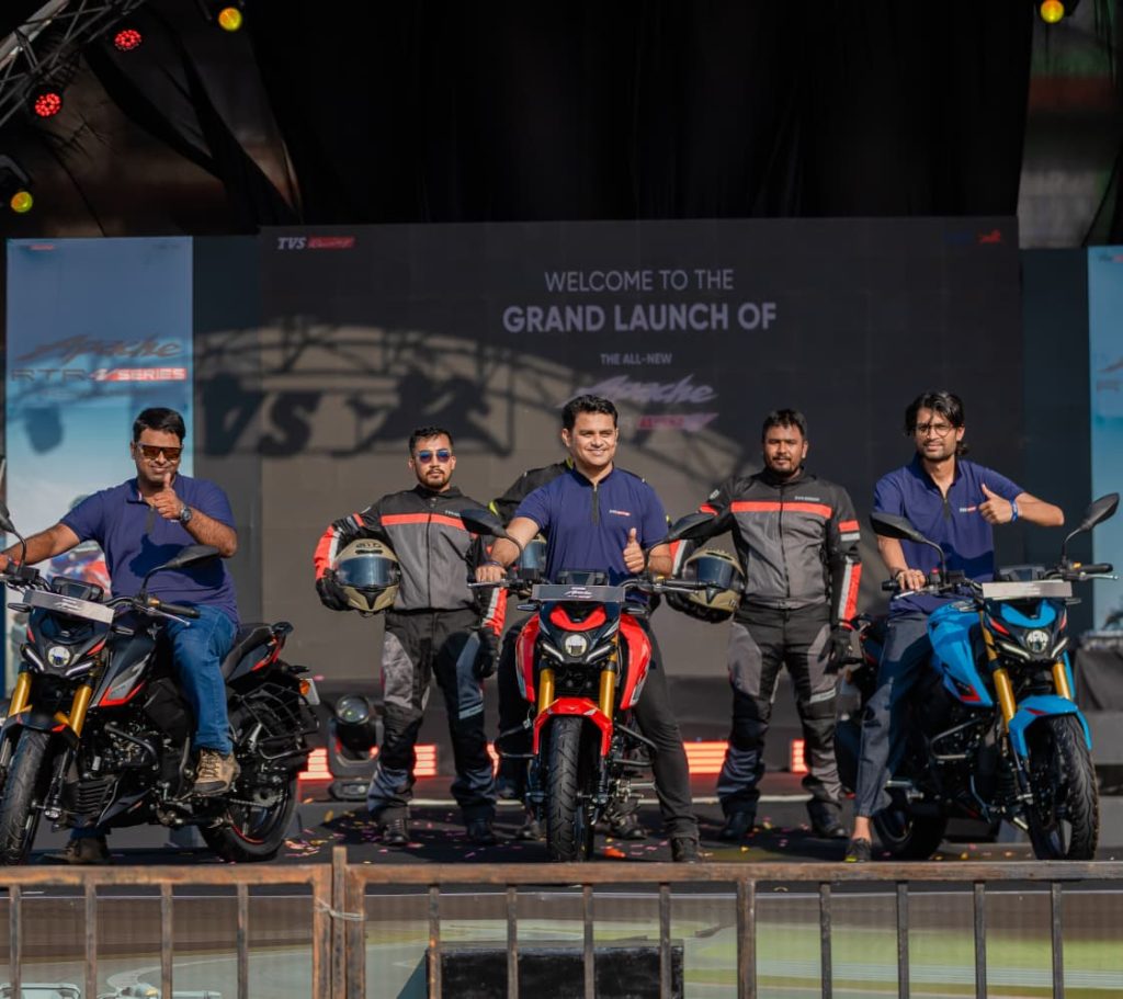 TVS launches new Apache RTR 160 4V in Nepal