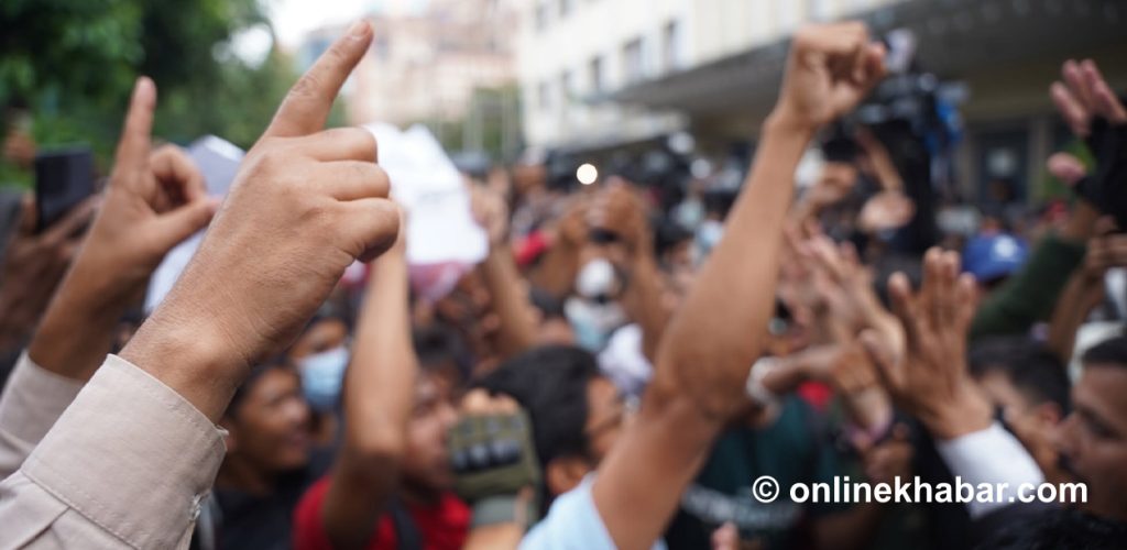 Death of Ganesh Nepali triggers protests in Kathmandu (Photos)