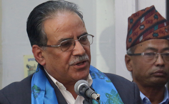 Prachanda pledges to take steps for forming a unity government