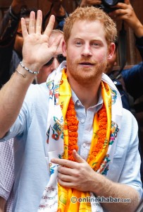 The Prince of Britain comes to Patan of Nepal