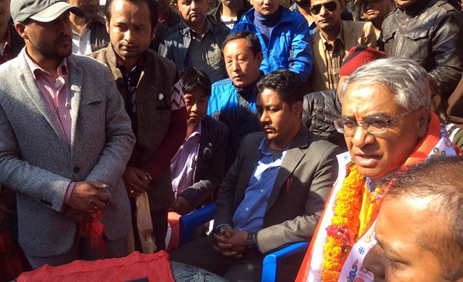 Resolving provincial boundary row, building investment-friendly climate my priorities: NC President Deuba
