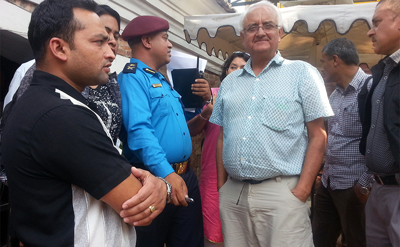 Kanakmani Dixit admitted to Bir Hospital’s ICU for treatment of chest, heart conditions