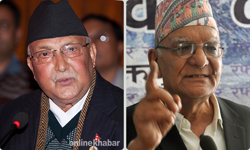 Prime Minister KP Oli, Deputy PM Chitra Bahadur KC in a bitter dispute over corruption-plagued Poverty Alleviation Fund