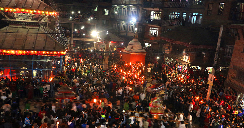 Bhaktapur’s famous Bisket Jatra begins today