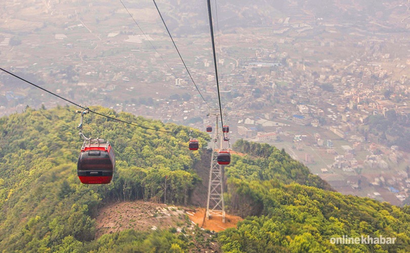 one day travel destinations Chandragiri cable car