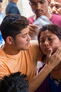 Nepal’s ace footballer Bimal returns home to shed tears for his sister Manisha, console mum