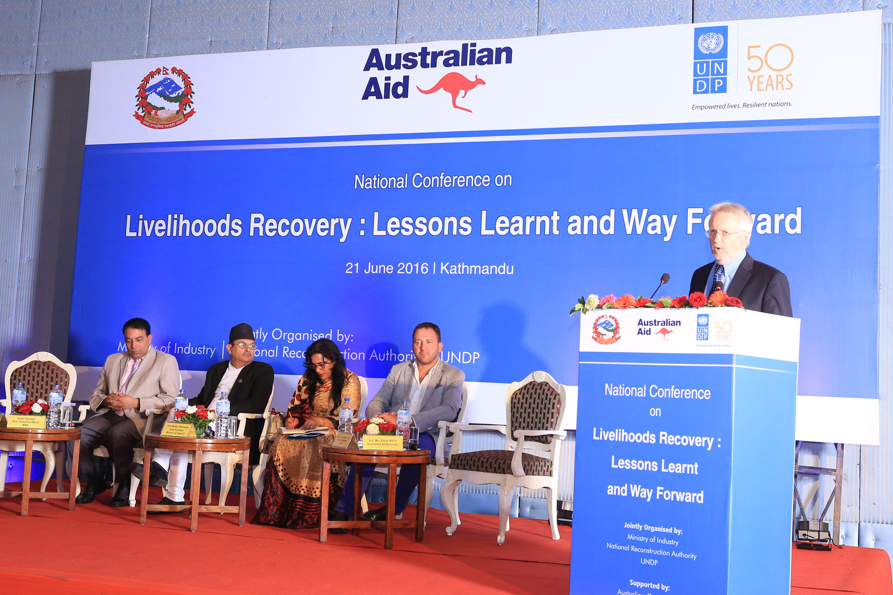 Livelihoods recovery as important as reconstruction of quake-hit infrastructure, say Nepal’s development partners
