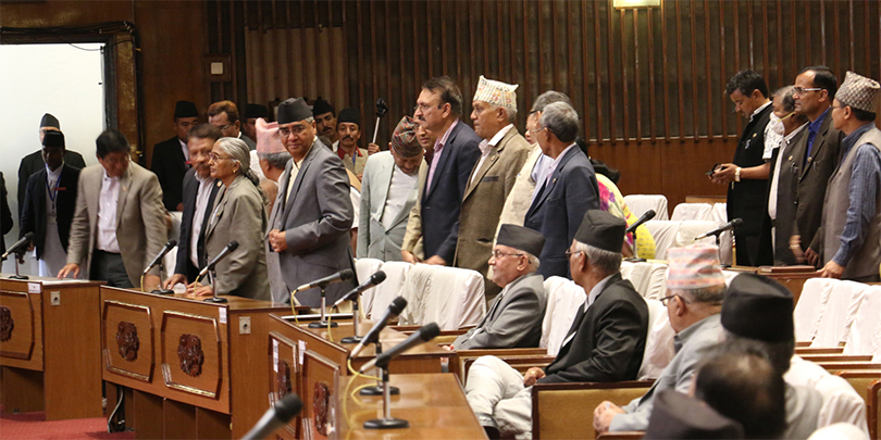 Congress continues to stall Nepal Parliament over quake concerns