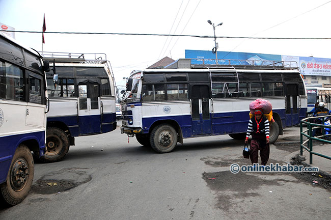 42 Biplav Maoist activists arrested while enforcing general strike in Pokhara, Lekhnath