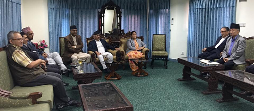 In a last-ditch bid to make peace before trust vote, Nepal Speaker talking with major parties