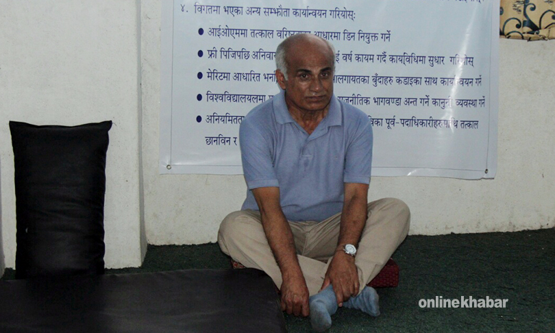 Dr Govinda KC on eighth hunger strike for medical reforms, TU Teaching Hospital tense
