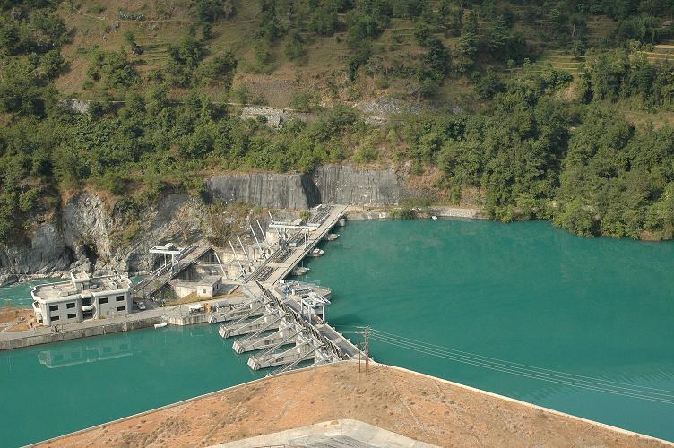 File image: A hydropower project location