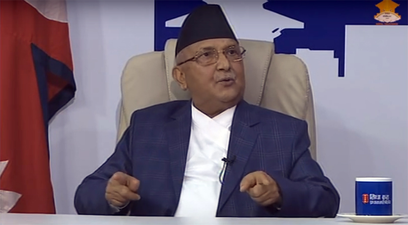 With collective strength of Nepalis, we’ll block bids to push Nepal into utter chaos: PM KP Oli