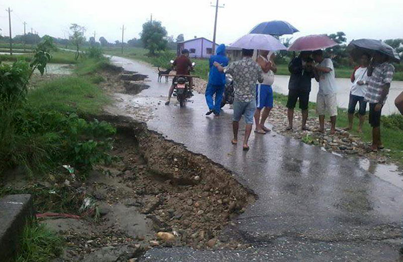 Nepal: Heavy rainfall throws life out of gear in western Chitwan