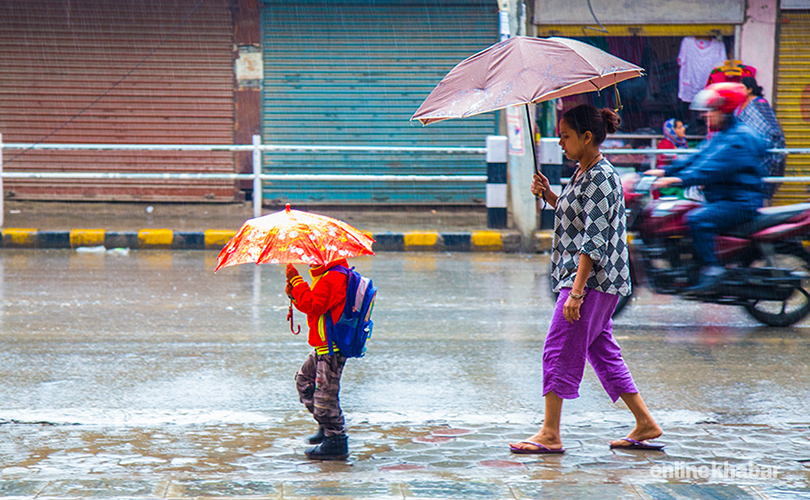 Nepal rainfall to continue for a few more days, weather expert asks public to remain cautious