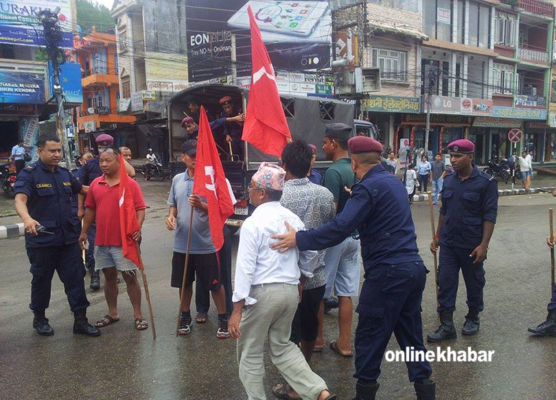 55 Biplav Maoists held in Nepal while enforcing transport strike