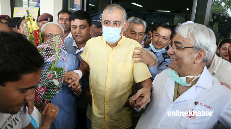 NC General Secretary Shashank returns home from hospital after two-week-long treatment