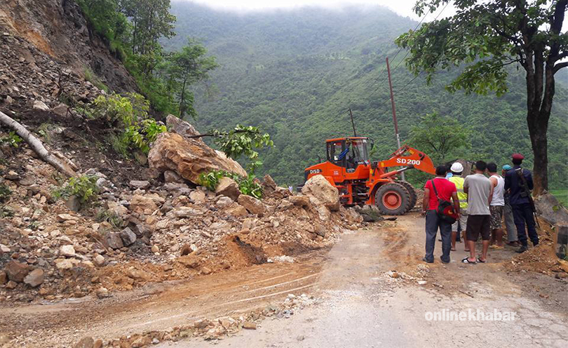 Call to halt Mugling-Narayangadh road expansion work for 20 days during festive season