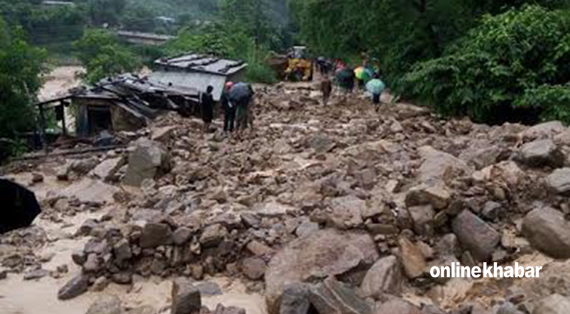 Landslides claim lives of four people in Lekhnath, Kaski