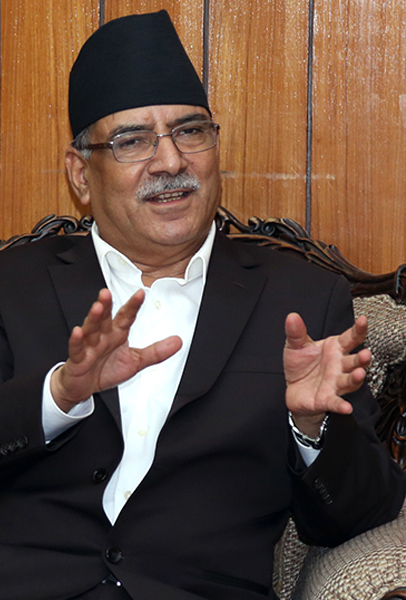 PM Prachanda holds talks with CIAA commissioners amid impeach Lokman ...