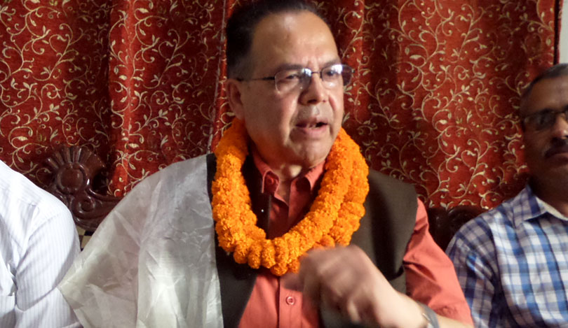 Parties must unite for holding three-tier polls, implementing Constitution: UML leader Khanal