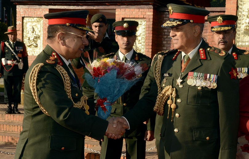 CoAS Rajendra Chhetri off to Bangladesh on a six-day visit