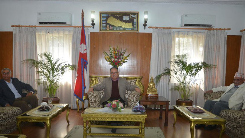 Constitution Amendment: Nepali Congress, UML, Maoist leaders to meet today