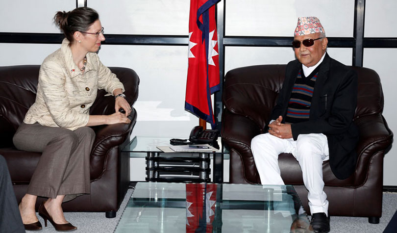 USA to KP Oli: What’s wrong with Charter amendment proposal, why can’t you support it?